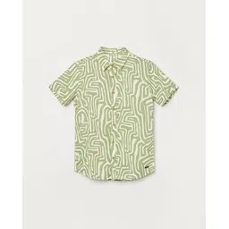 fame forever by lifestyle Men Printed Regular Fit Shirt with Spread Collar-picture-13