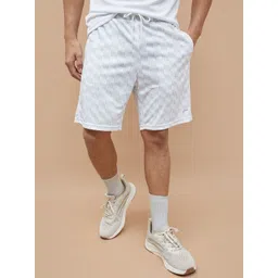 Fame Forever by Lifestyle Men Striped Printed Mid-Rise Sports Shorts-picture-26