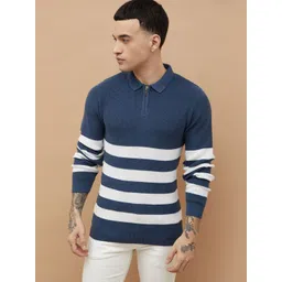 Fame Forever by Lifestyle Men Striped Pullover-picture-38