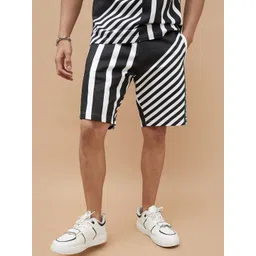 Fame Forever by Lifestyle Men Striped Technology Shorts-picture-40
