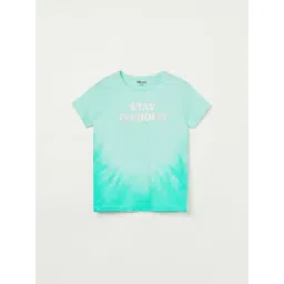 Fame Forever By Lifestyle Mint Cotton Regular Fit Printed T-Shirt-picture-37