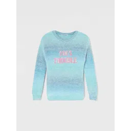 Fame Forever by Lifestyle Mint Embellished Regular Fit Sweater-picture-30