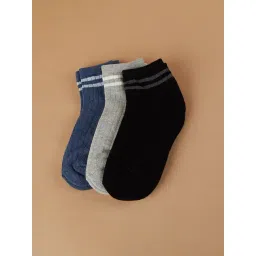 Fame Forever by Lifestyle Multicolor Socks (Pack of 3) (12-13 Y)-picture-12