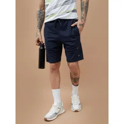 Fame Forever By Lifestyle Navy Regular Fit Sports Shorts-picture-36