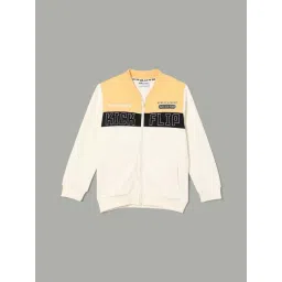 Fame Forever By Lifestyle Off White Cotton Regular Fit Printed Sweatshirt-picture-26