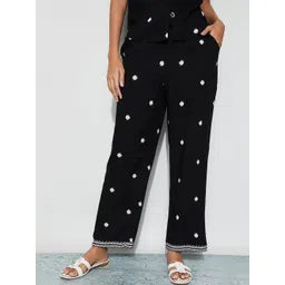Fame Forever by Lifestyle Women Printed Easy Wash Trousers-picture-41