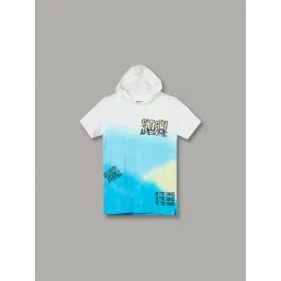 FAME FOREVER Boys White Cotton Printed T-Shirt-picture-22