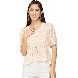 fame forever Women Polyester Regular Fit Printed Top-picture-43