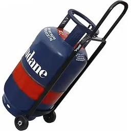 Familia Heavy Duty Commercial LPG Gas Cylinder Trolley with Hooks & 4” Wheels - Easy Grip for Effortless Pickup Carry and Transfer - Robust and Durable Construction (Colour: Black) (CCT-Black)-picture-28