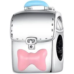 famuan School Charms 925 Sterling Silver Bag Pencil Piano Trophy Certificate Guitar Paint Plate Pendant Beads Bracelets Teacher's Day Birthday Christmas Jewelry Gifts for Friends Family Teacher-picture-28