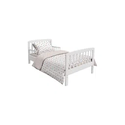 Fancy Fluff Infants Set Of 3 Cream-Colored Printed Pure Cotton Baby Bed Sets-picture-36