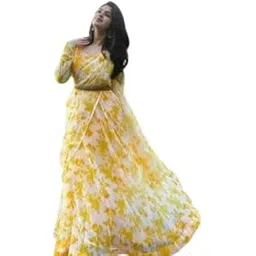 Fancy Gown with duppatta and Belt for Great Women and Beautiful Girl-RENUKA1-picture-35