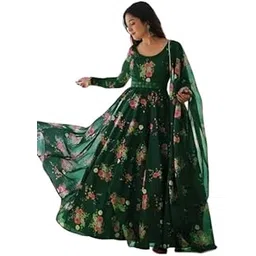 Fancy Gown with duppatta and Belt for Great Women and Beautiful Girl-SONAL2-picture-16