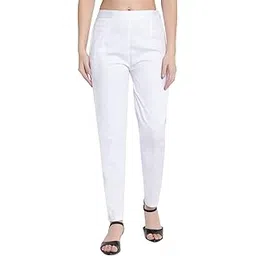 fancy star Ravishing Glamarours Cotton Stretchable Casual Cigarette Cotton Lycra Pants for Girls/Ladies/Women-picture-45