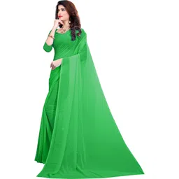 FANCYNINE Poly Georgette Saree-picture-22