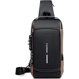fandare Anti-theft Sling Bag Business Men Bag Chest Crossbody bags with USB-picture-16