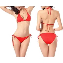 f&m fashion Women's Poly Lycra Brazilian Teeny Micro Thong Panty Sexy G-String Bikini Sets-picture-19