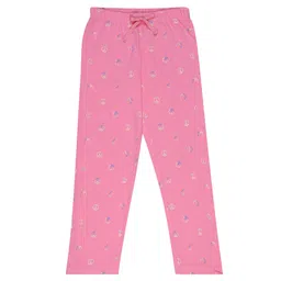 F&S World Peace Logo Printed Pajama - Pink-picture-15