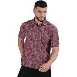 fanideaz Mens Half Sleeve Cotton Floral Printed Branded Polo T-Shirt for Mens || Polo T Shirt for Men || Stylish Tshirt for Men-picture-36