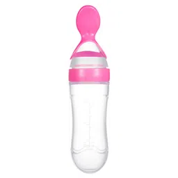 FANTASY INDIA BPA Free Squeezy Food Grade Silicone Nibler Pink - 90 ml-picture-32