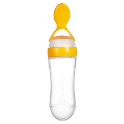 FANTASY INDIA BPA Free Squeezy Food Grade Silicone Nibler Yellow - 90 ml-picture-36