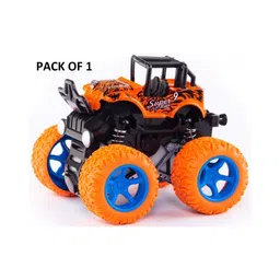 Fantasy India Mini Monster Truck Friction Powered Cars Toys, 360 Degree Stunt 4wd Cars Push go Truck for Toddlers Kids Gift - Random Color-picture-37