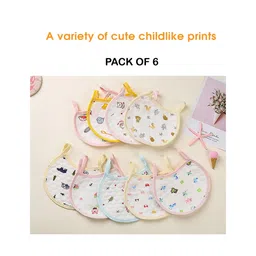 Fantasy India Tie Knot Closure Bib Pack of 6 - Multicolor-picture-40