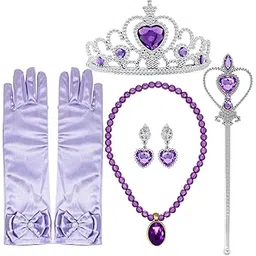 Fanydresswale Princess ELSHIA Cinderella Hair Queen Dress up Accessories Set for Girls-picture-10