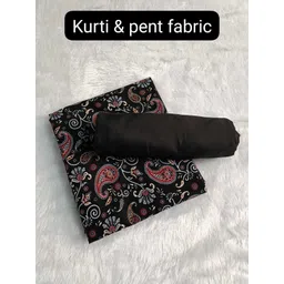 fapinz Unstitched Crepe Kurta & Churidar Material Printed-picture-18