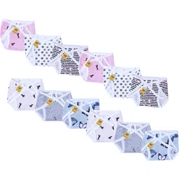 fareto Baby Hosiery Single Layer Cotton Cloth Tying Knotted Nappies/Indian Style Langot/Washable/Reusable Pack Of 12 Pcs (Multi)(0-6 Months)-picture-14