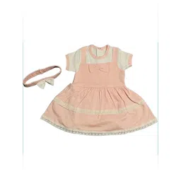Fareto Infants Pure Cotton Rompers With Headband-picture-19