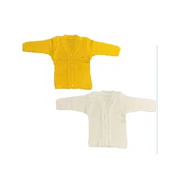 Fareto Kids Unisex Pack Of 2 V-Neck Cotton Cardigan-picture-31