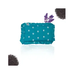 Fareto new born baby super soft cover mustard filling pillow for round head Crown Blue-picture-12