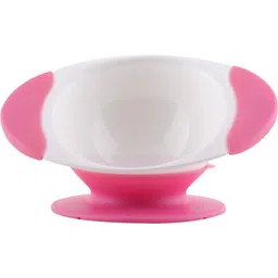 farlin 360° Baby Bowl - Pink - Food Grade Plastic-picture-29