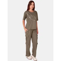 Fasense Oversized-Fit T-Shirt & Track Pants Co-Ords-picture-25
