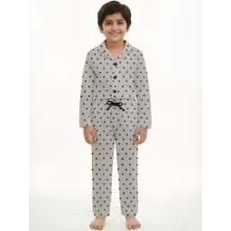 Fasha Kids Pack of 2 Printed Cotton Shirt with Pyjamas-picture-39