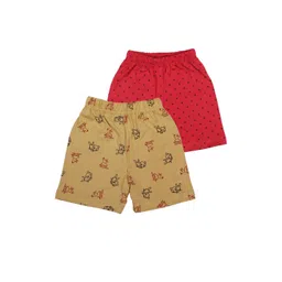 Fasha Kids Pack Of 2 Regular Fit Printed Cotton Shorts-picture-44