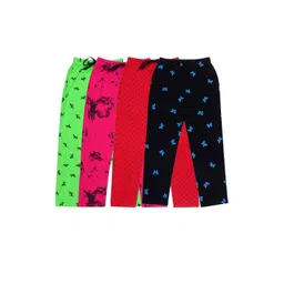 Fasha Kids Pack Of 4 Printed Cotton Pyjamas-picture-22