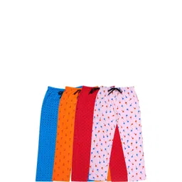 Fasha Kids Pack Of 4 Printed Cotton Pyjamas-picture-37