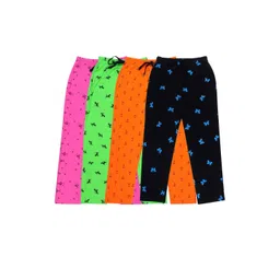 Fasha Kids Pack Of 4 Printed Cotton Pyjamas-picture-34