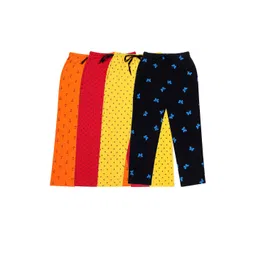 Fasha Kids Pack Of 4 Printed Cotton Pyjamas-picture-35