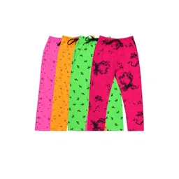 Fasha Kids Pack Of 4 Printed Cotton Pyjamas-picture-26