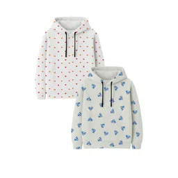 Fasha Unisex Kids Printed Hooded Sweatshirt-picture-30