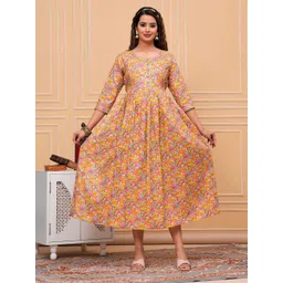 FASHDHUN Women Floral Printed Zari Anarkali Kurta-picture-12