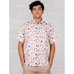 Fashfabs Apparel Men Classic Floral Printed Casual Shirt-picture-22