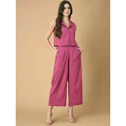 Fashfun Textured Top With Trousers Co-Ords-picture-26