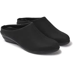 fashimo Women's Formal Back Open Platform Wedge Heel Slip On Mule Shoes P831prnts-picture-27