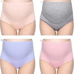 fashiol Maternity Belly Support Panties | Women's Over The Bump Underwear | High Waist Full Coverage | Full Belly Support | Comfy Cotton Pregnancy Panty | Pack of 2-picture-20