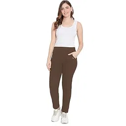 fashiol Women's Winter Lower | Woolen Fleece Lined Track Pants | Warm & Comfortable Winter Wear | Relaxed Fit Elastic Waist Joggers | Soft Lounge Sweatpants with Pockets | Stylish & Cozy-picture-16