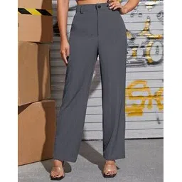 fashion 2 wear Women Loose Fit Pleated Trousers-picture-28